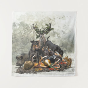 Jagdterrier, German Hunting Terrier Tapestry