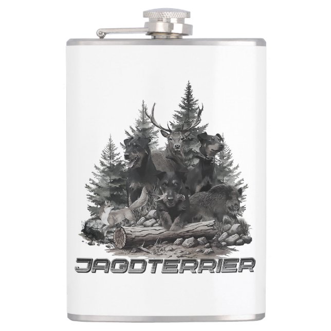 Jagdterrier  hip flask (Front)