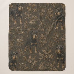 Jagdterrier- Hunting dog Sherpa Blanket