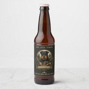 Jagdterrier ,  Hunting Logo Beer Bottle Label