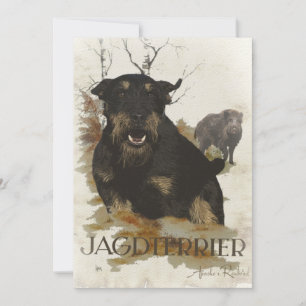 Jagdterrier invitation