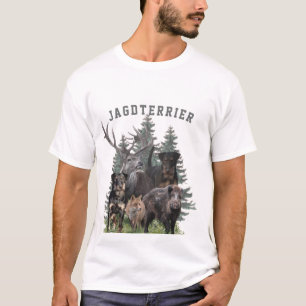 Jagdterrier Sticker Outdoor Pillow Glass Coaster T T-Shirt