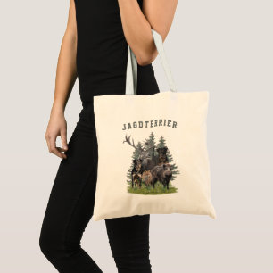 Jagdterrier Sticker Outdoor Pillow Glass Coaster Tote Bag