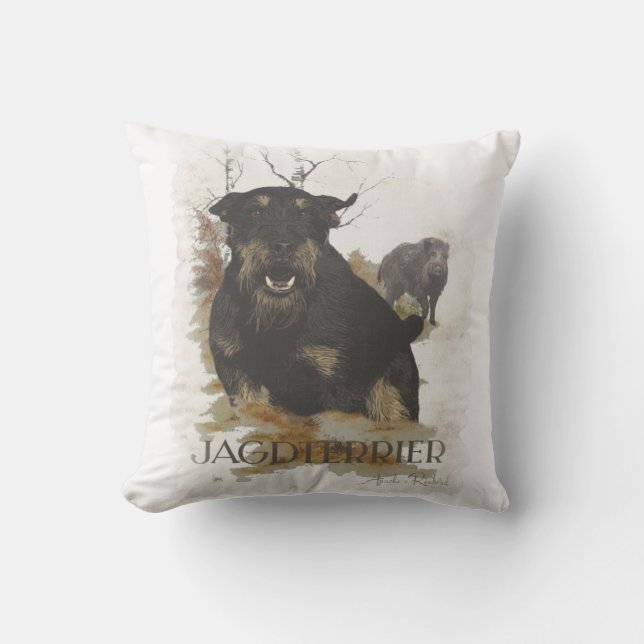 Jagdterrier T-Shirt Coffee Mug Ceramic Ornament Be Cushion (Front)