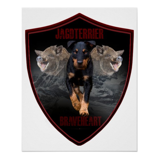 Jagdterrier Tapestry Poster (Front)