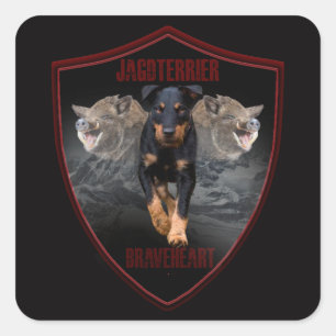 Jagdterrier Tapestry Poster Acrylic Print Keychain Square Sticker