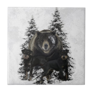 Jagdterrier Tapestry Poster Acrylic Print Triptych Ceramic Tile