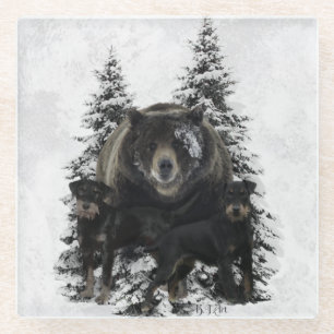 Jagdterrier Tapestry Poster Acrylic Print Triptych Glass Coaster