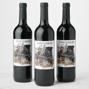 Jagdterrier Wine Label