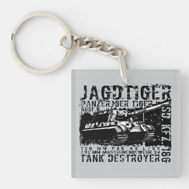 JAGDTIGER Acrylic Keychain (Front)