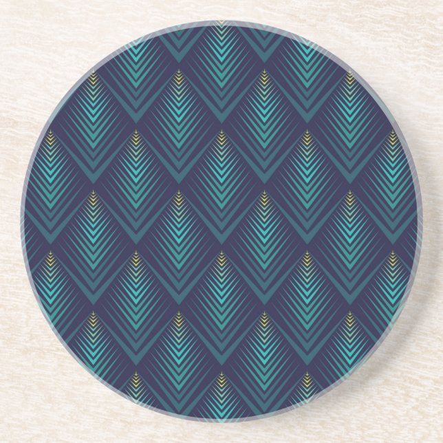 Jagged Edge: Dynamic Pattern Play Coaster (Front)