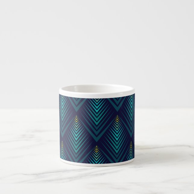 Jagged Edge: Dynamic Pattern Play Espresso Cup (Front)
