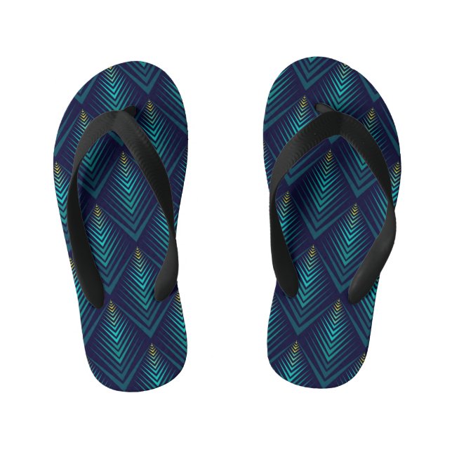 Jagged Edge: Dynamic Pattern Play Kid's Thongs (Footbed)