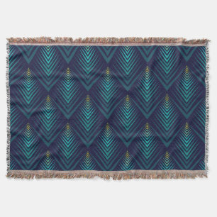 Jagged Edge: Dynamic Pattern Play Throw Blanket