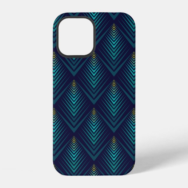Jagged edge pattern iPhone case (Back)