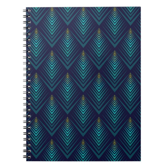 Jagged edge pattern notebook (Front)