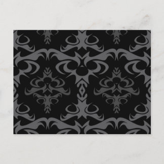 Jagged Heavy Metal Pattern Postcard
