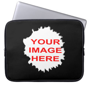 JAGGED HOLE TEMPLATE LAPTOP SLEEVE