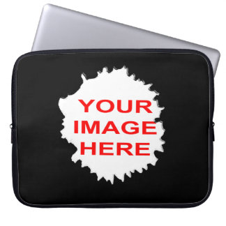 JAGGED HOLE TEMPLATE LAPTOP SLEEVE