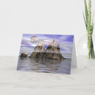Jagged Island Greeting Card