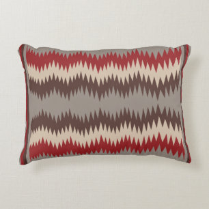 Jagged Navajo Accent Pillow