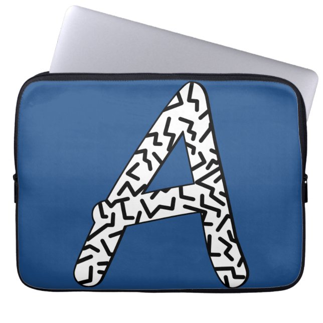 Jagged Pattern A Laptop Sleeve (Front)