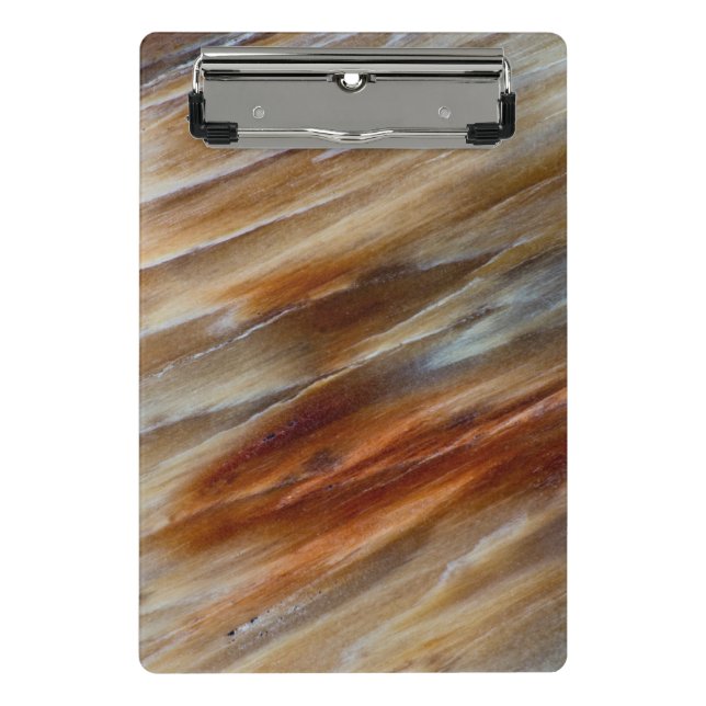 Jagged Petrified Wood Mini Clipboard (Front)