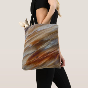 Jagged Petrified Wood Tote Bag