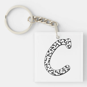jaggy c key ring