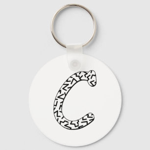 jaggy c key ring