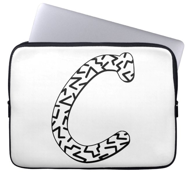 jaggy c laptop sleeve (Front)