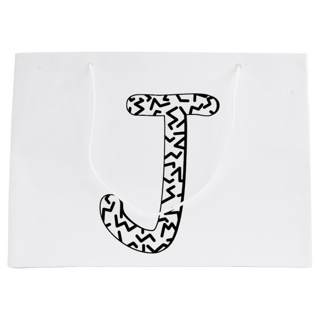 Jaggy J Large Gift Bag (Front)