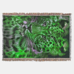 Jaguar 014 throw blanket