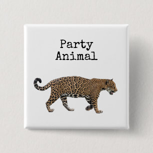 Jaguar 15 Cm Square Badge