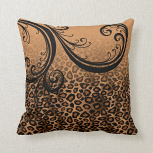 Jaguar Animal Print Brown Cushion