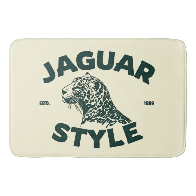 Jaguar Bath Mat (Front)