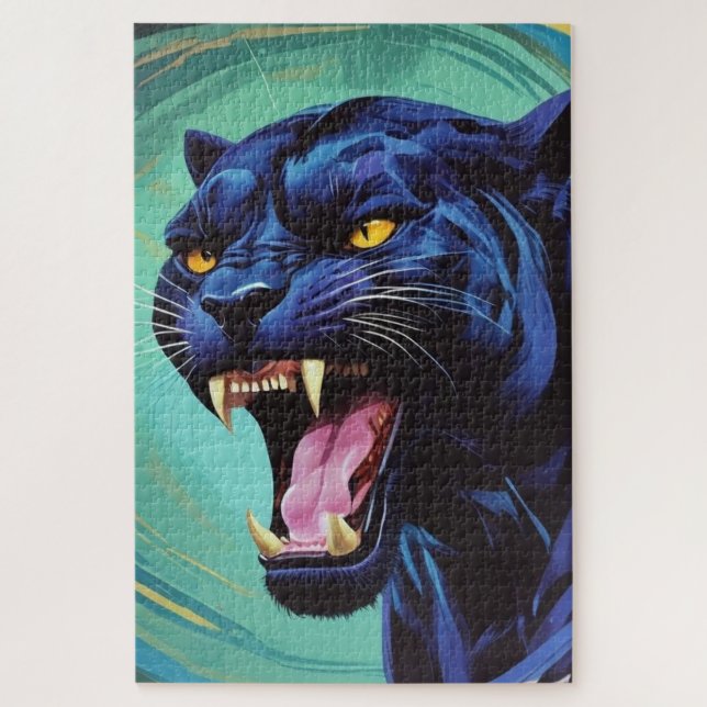 Jaguar - Black Panther  Jigsaw Puzzle (Vertical)