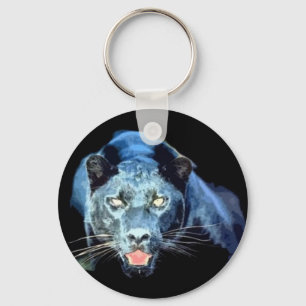 Jaguar - Black Panther Key Ring