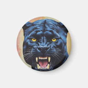 Jaguar - Black Panther  Magnet