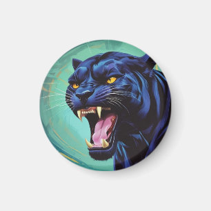 Jaguar - Black Panther Magnet