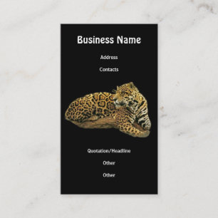 Jaguar Business Card