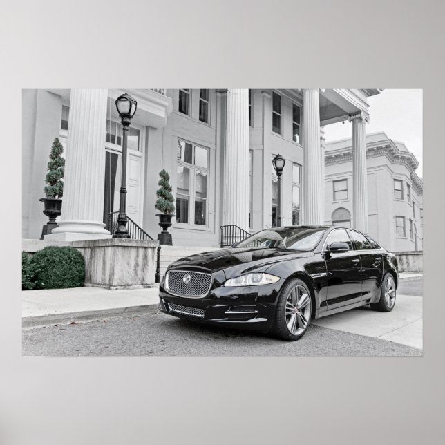 Jaguar Car Poster (Front)