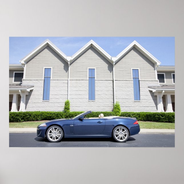 Jaguar Car Poster (Front)