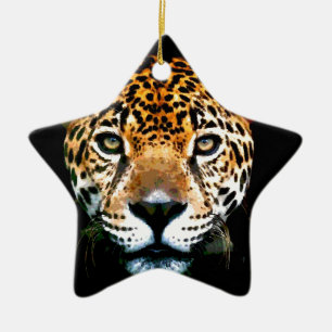 Jaguar Ceramic Ornament