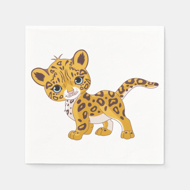 Jaguar Cub Paper Napkins (Front)