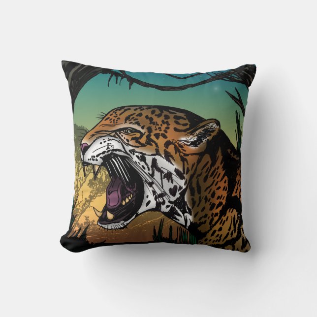 Jaguar Cushion (Front)