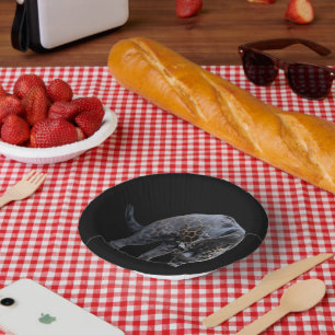 Jaguar Diablo black paper bowls Plate