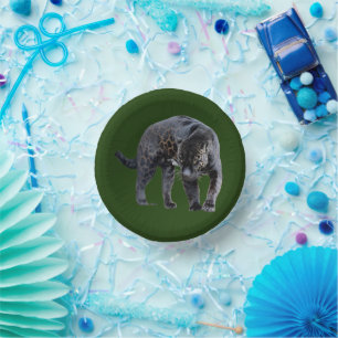 Jaguar Diablo green paper bowls Plate