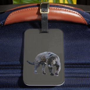 Jaguar Diablo grey luggage tag