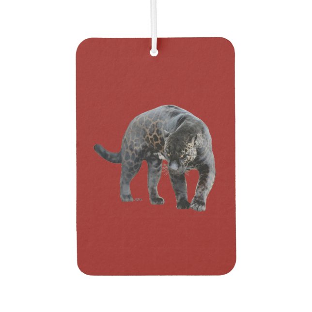 Jaguar Diablo red car air freshener (Front)